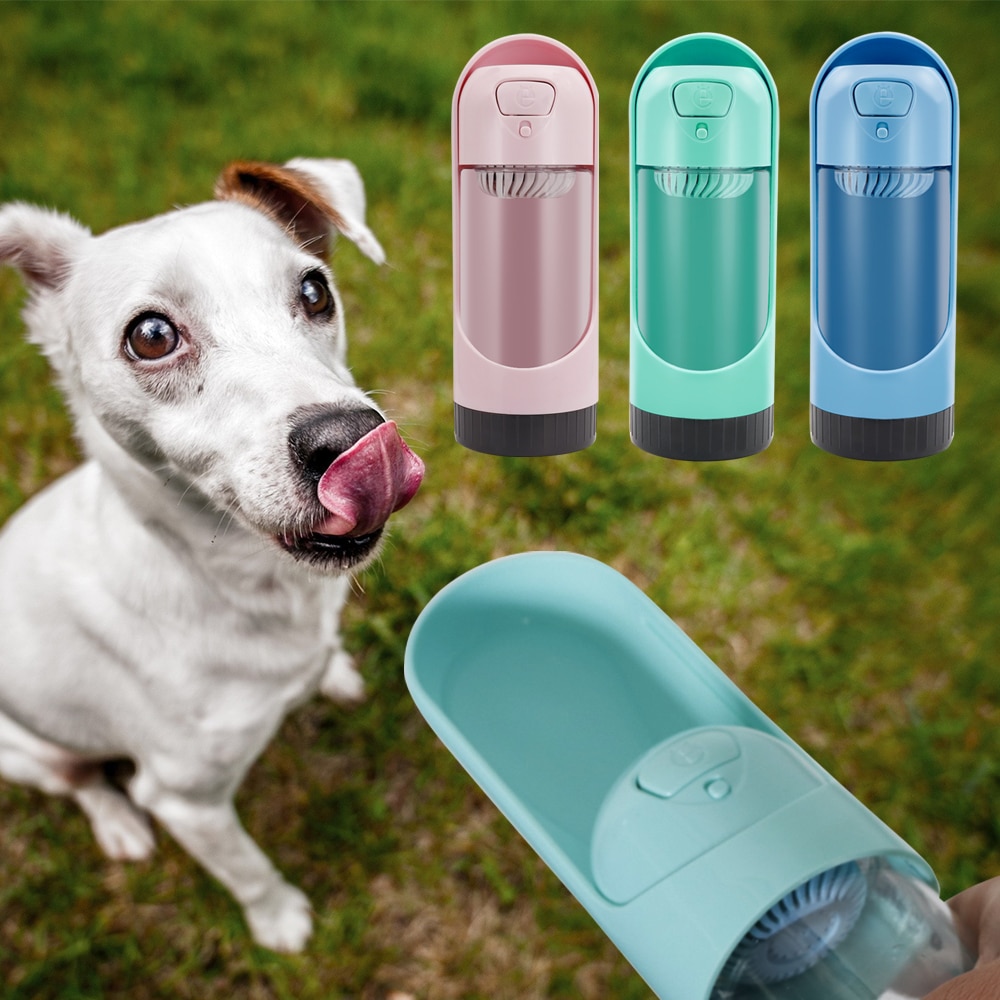 Draagbare Huisdier Hond Waterfles Reizen Outdoor Feeder Drinkbak Puppy Kat Water Dispenser Activated Carbon Filter Kom Cup