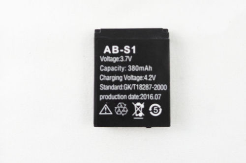 Octelect ab -s1 ur bluetooth ur telefon batteri 380 mah til  dz09 smart ur  s1