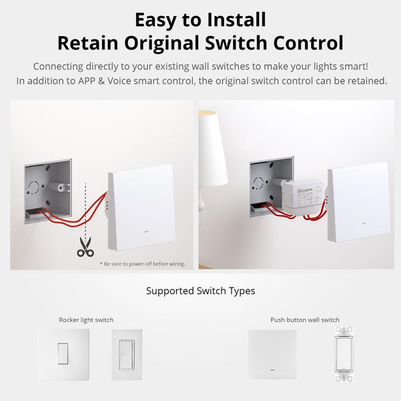 SONOFF ZigBee Bridge Smart Switch / Motion Sensor / Temperature Sensor Smart Home Via eWeLink Alexa Google Home ZigBee Gateway