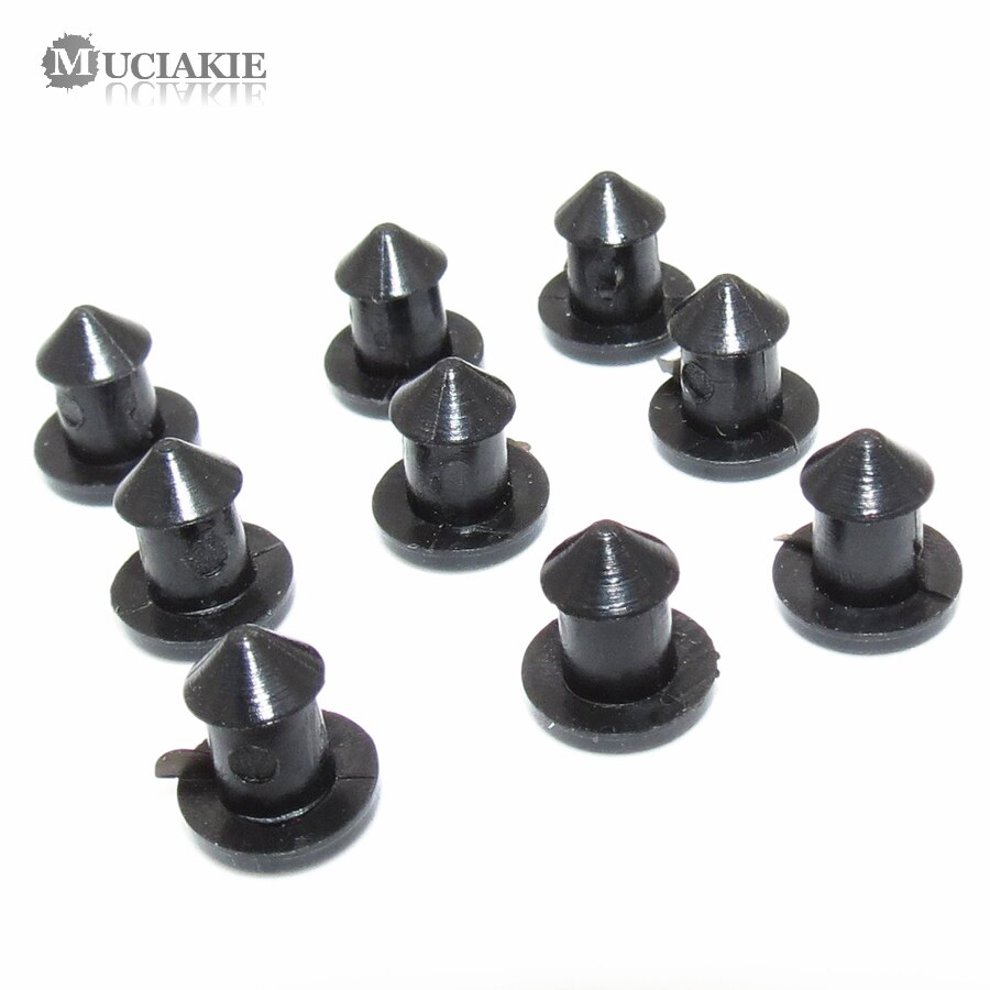 Muciakie 50 kpl 4/7mm puutarhaletkun pään tulppa vesiletkun pään liittimet 1/4 '' letkulle rikastintulpan päätykappale väkäsovitin piikki