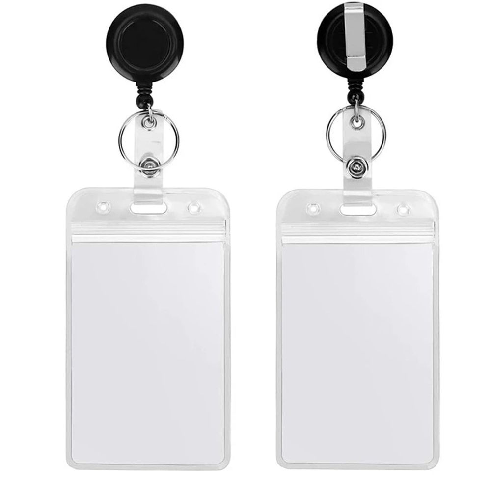 Porte-Danemark ge Rétractable avec Sangle de Cou pour Carte de Visite, Porte-Carte d'Identité, Ensemble de Danemark ges