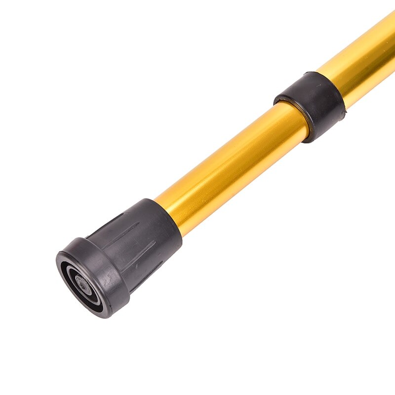 Klimuitrusting, wandelstok, telescopische wandelstok, rubberen tips, 6e klas alpenstok voor ouderen, aluminium behuizing