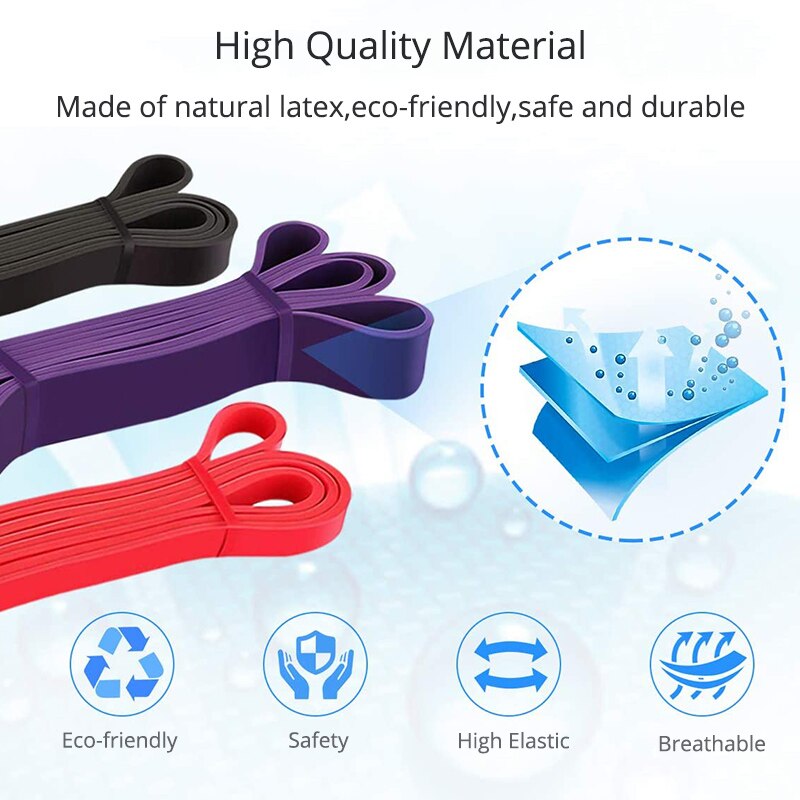 Widerstand Band 208cm Lange ÜSpund Bands für Sport ziehen hoch Yoga strecken Expander Schleife Fitness Band Ausbildung Elastische Gummi Gummi