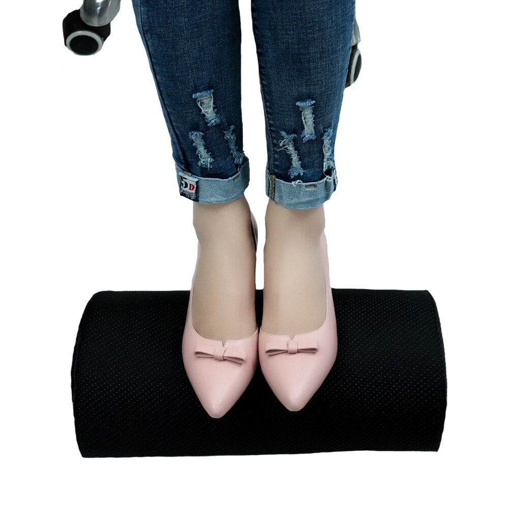 Slowly Resilient Elastic Cotton Footrest Pillow-Pad Home Office Footstool Cushion That For Under Desk
