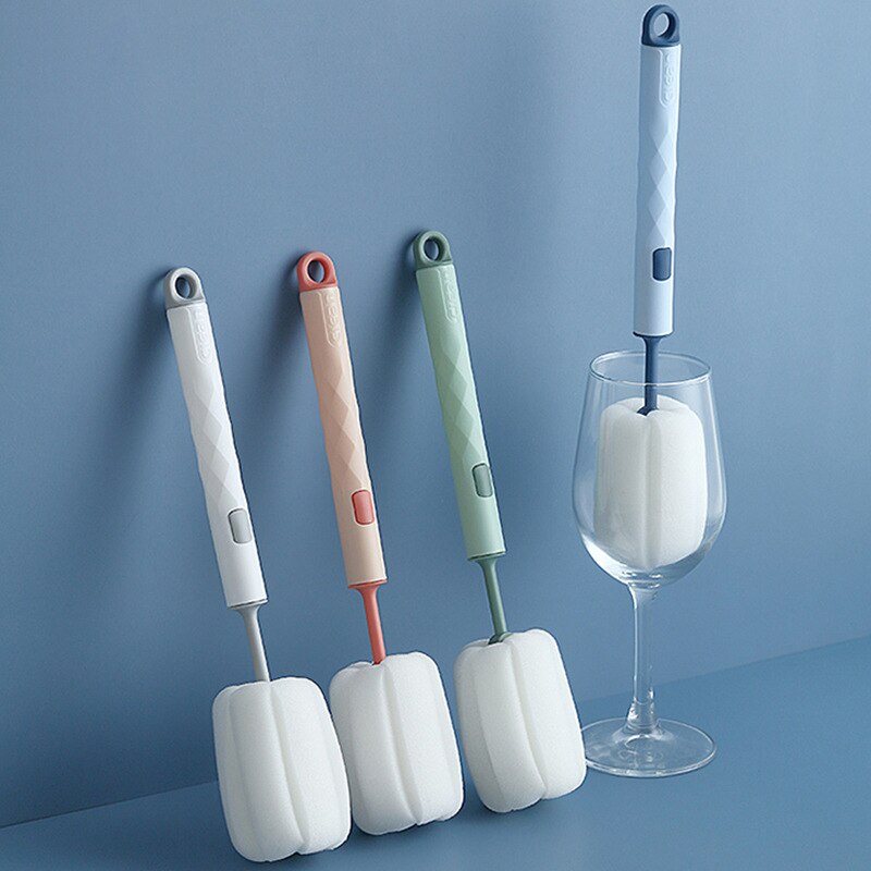 Removable Sponge Baby Cup Bottle Brush Kitchen Cleaning Tool Bottle Cleaning Cleaning Brush Glass Cup Cleaning Brush