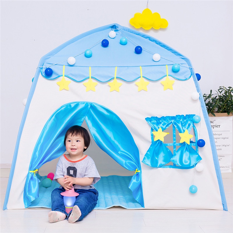 Spel Huis Spelen Tent Prinses Secret Castle Indoor Outdoor Toys Meisjes Jongens Draagbare Opvouwbare Speelhuisje Speelgoed Voor Kinderen Kids
