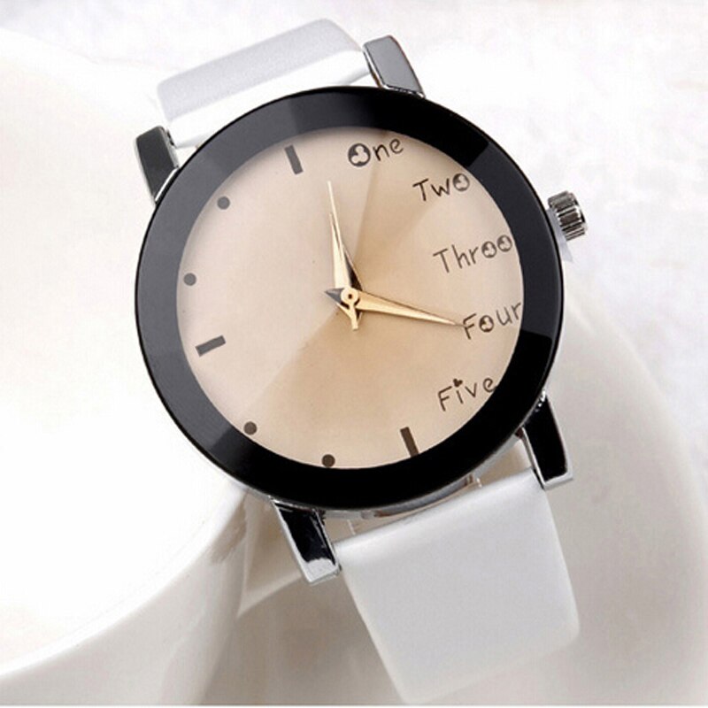 Neutral Leisure Letters Wrist Watches Motion Simulation Of Electronic Quartz Watch reloj kol saati Good-looking JUL 21