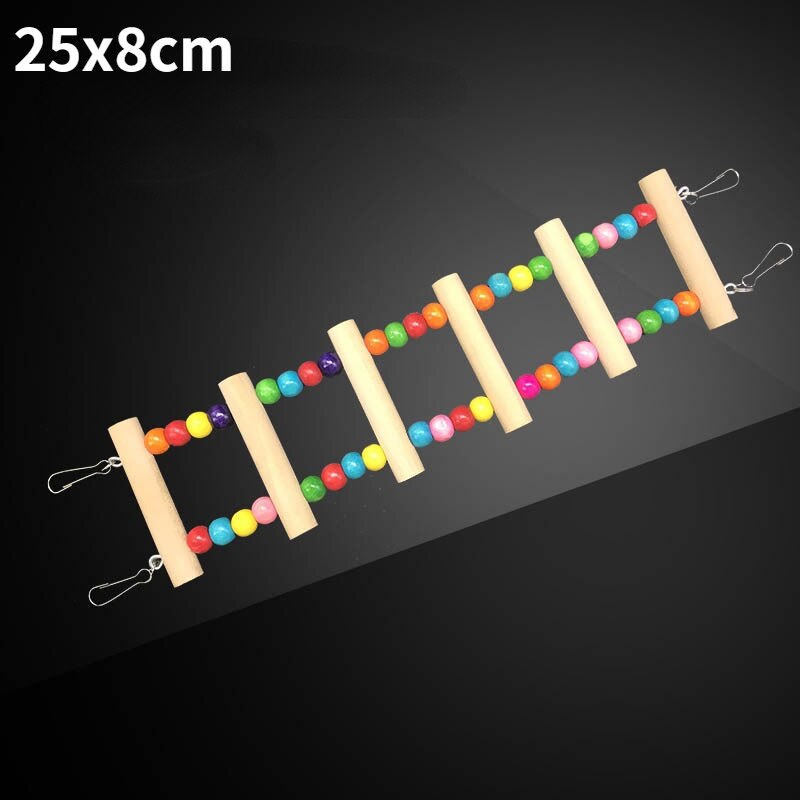 Pet Parrot Birds Toy Parakeet Budgie Cockatiel Cage Hut Nest Bird Toy Hammock Swing Toy Hanging Toy Brinquedo Pet Supplies: 6