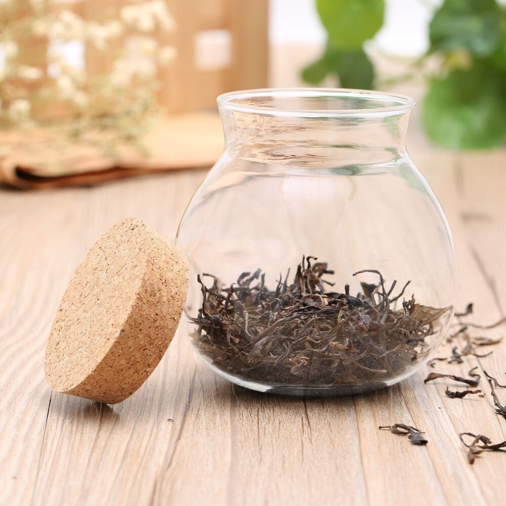 Glazen pot Leuke Thee Koffie Suiker Glazen Pot thee suiker koffie opslag potten Vaas Woondecoratie