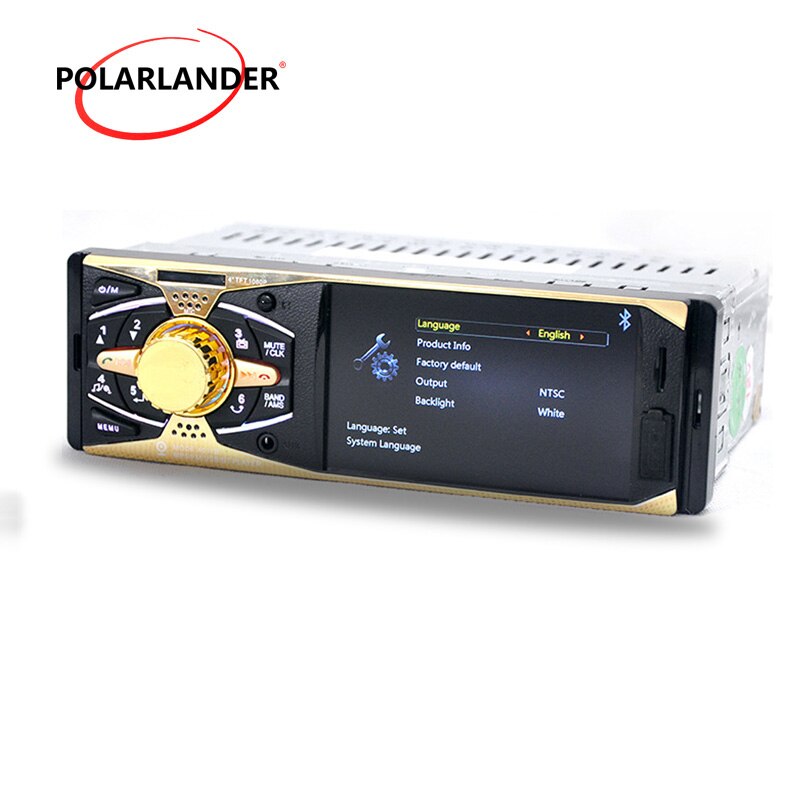 Yolispa Autoradio Mit Bluetooth, USB/SD/AUX-Anschluss, 4 X 60 W Auto