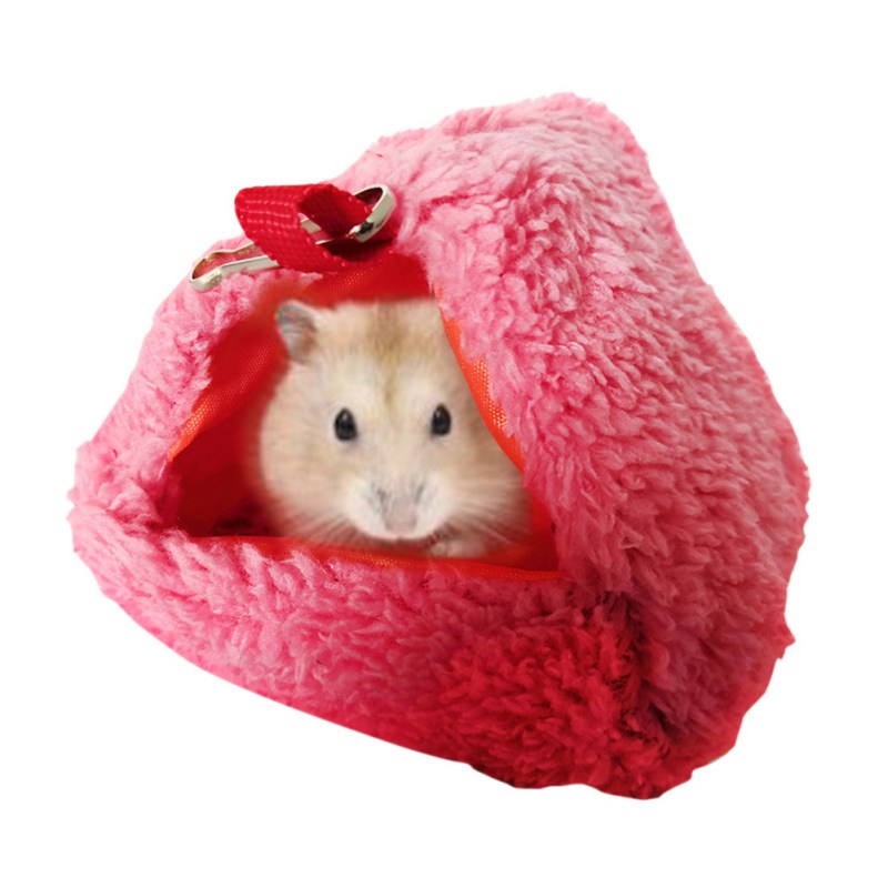 Mini maison petit Animal hamac triangulaire en forme de suspendu nid maison pour Hamster perroquet