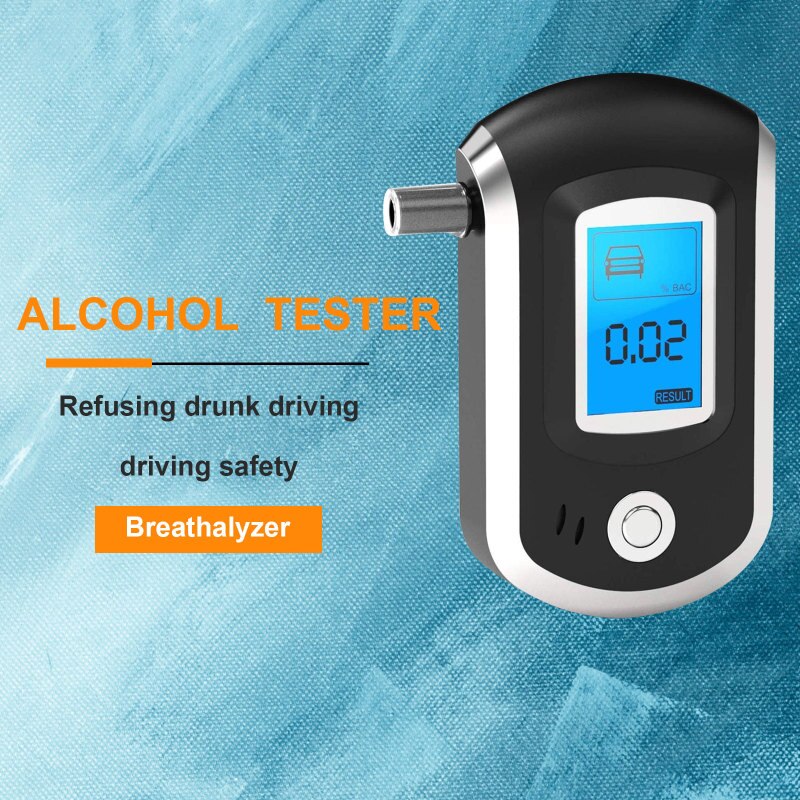 Digitale Adem Alcohol Tester Professionele Mini Lcd Blaastest Detector Alcohol Sensor Analyzer Alcoholmeter