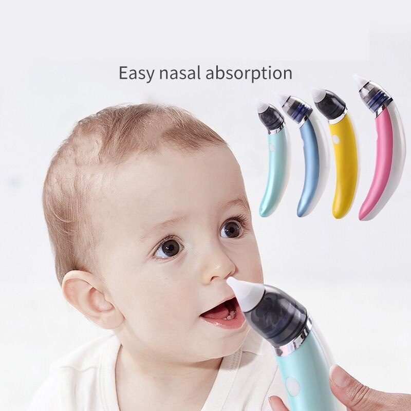 Elektrisk baby nasal aspirator næse renere sniffende udstyr sikkert hygiejnisk snot til nyfødte dreng piger