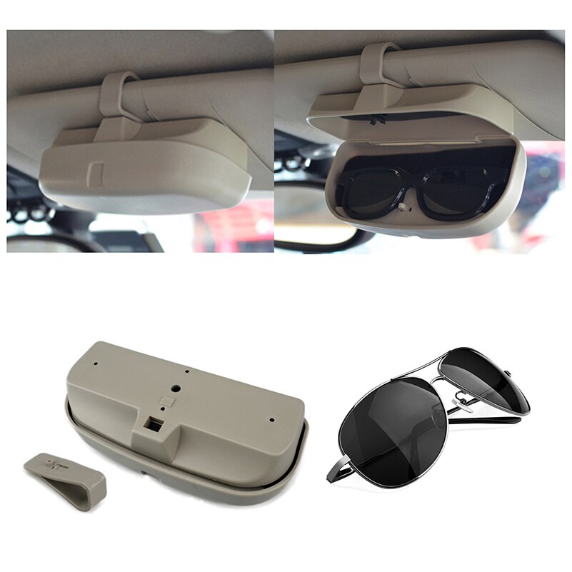 Auto Glazen Houder Zonnebril Case Organizer Box Voor Zonneklep Opslag Zakken Voor Bmw Voor Kia Voor Honda Interieur Accessoires