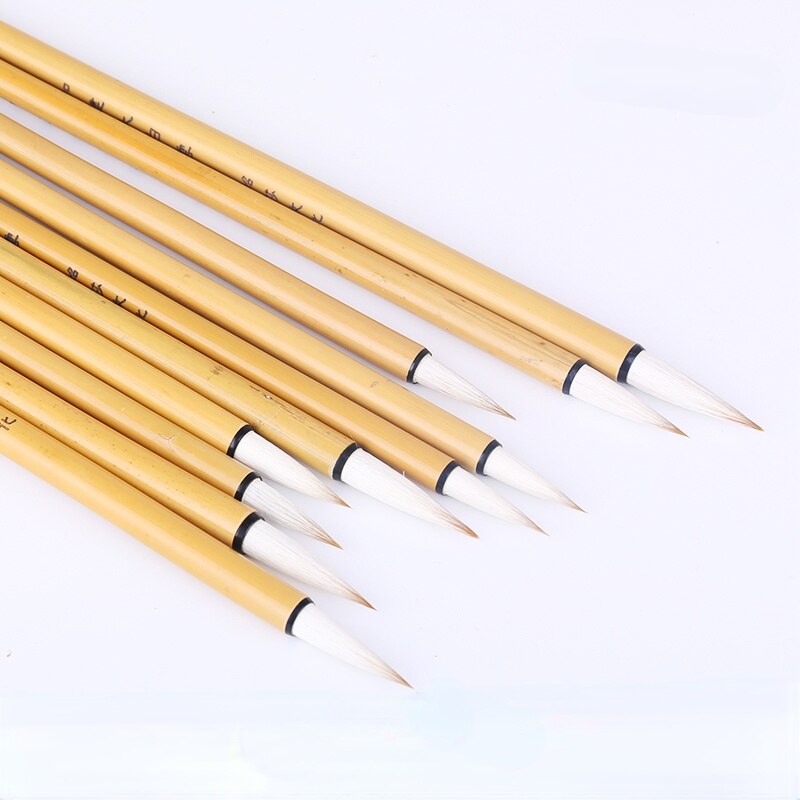 Wolf Wollen Meerdere Haar Kalligrafieborstel Chinese Schrijven Borstel Pen Set Aquarel Art Schilderij Borstels Levert Calligraphie