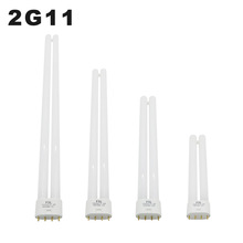 PL-L 2G11 Tubo fluorescente 18W 24W 36W 40W Lámpara de ahorro de energía CFL 4 pines Bombilla de ahorro de energía de doble tubo Tubos H Blanco Amarillo