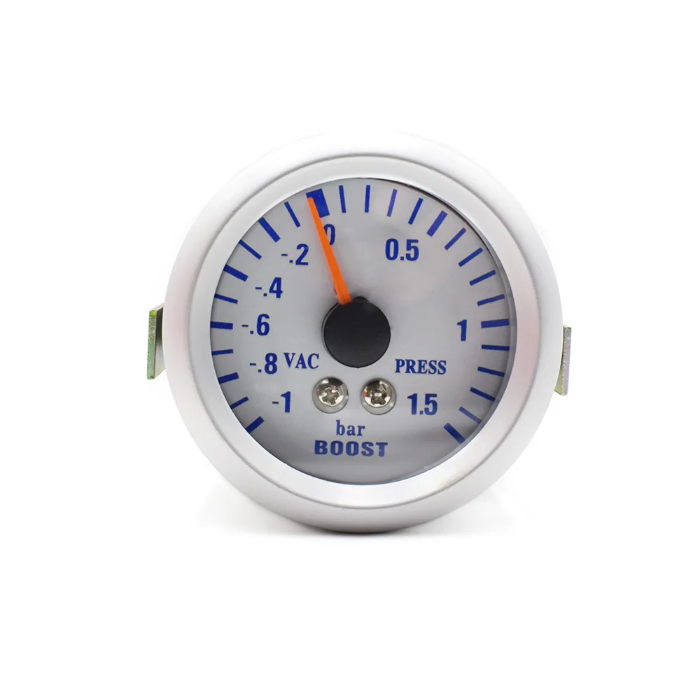 GAUGE 2 "52mm LED Auto Refit Auto Pointer Boost/Watertemperatuur/Olie Temp/Olie druk/Toerenteller/Volt/Vacuümmeter Meter: Donkergrijs