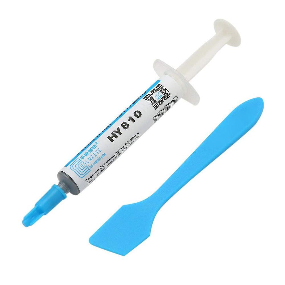 4.63w Silicone Grease HY810-2G Thermally Conductive CPU Heat Dissipation Silicone Grease High Temperature Resistant Adhesive