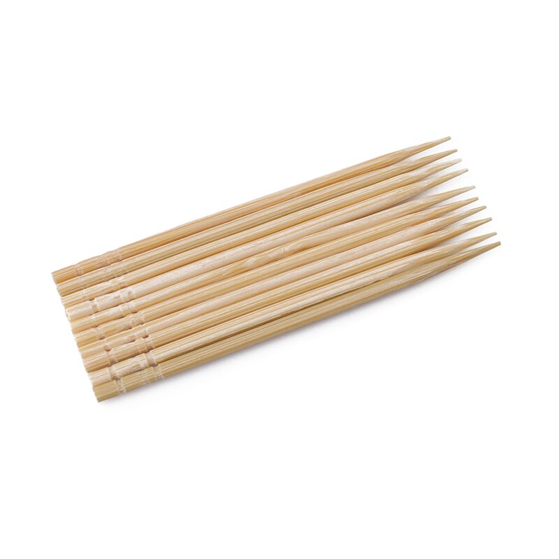 200Pcs/Pack Worthy Bamboo Toothpick Disposable Natural Toothpicks Fruit Single Sharp Tooth Sticks Family Restaurant Accessories