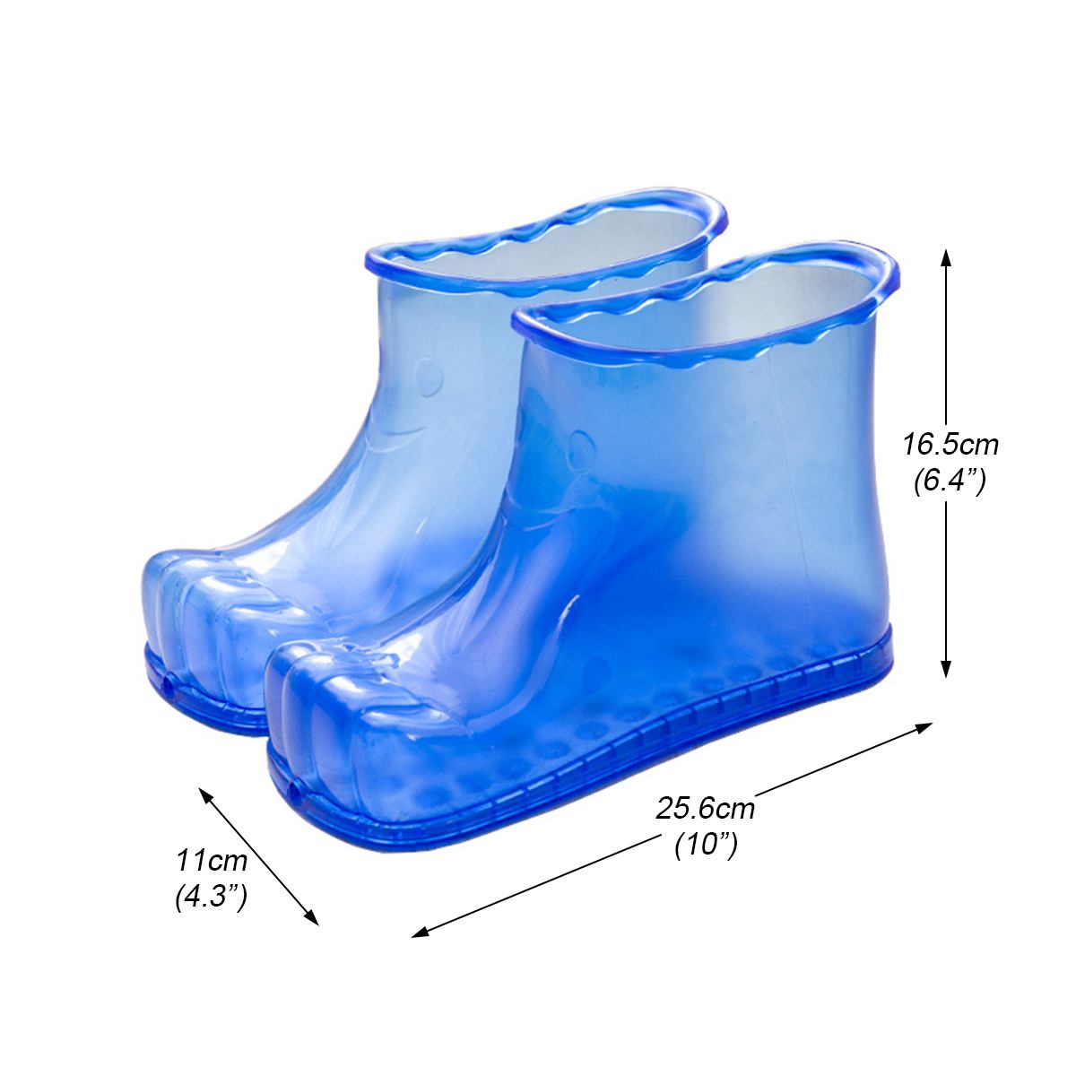Botas de masaje de terapia para pies, calzado de relajación para el cuidado de los pies, agua , Neutral, 25,6 cm