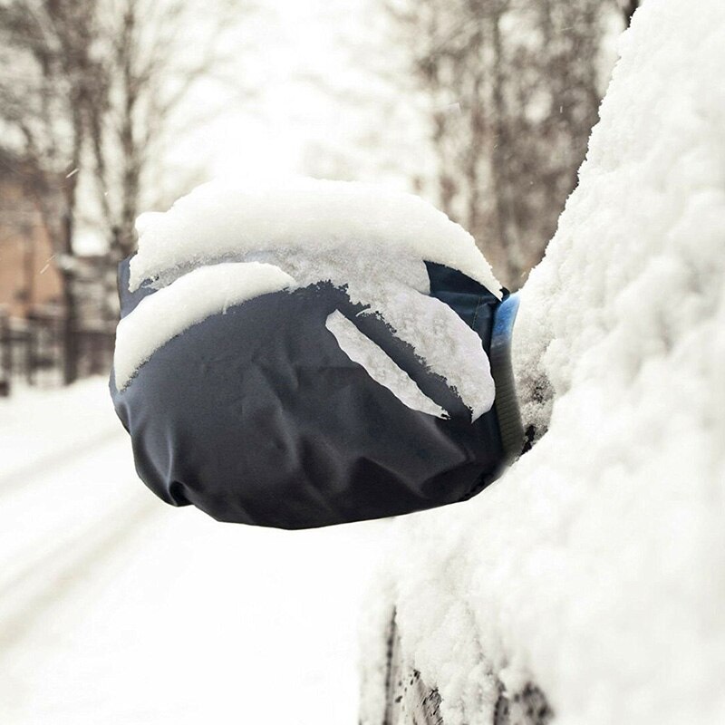 2Pcs Auto Car Rear View Side Mirror Frost Guard Snow Ice Winter Waterproof Cover