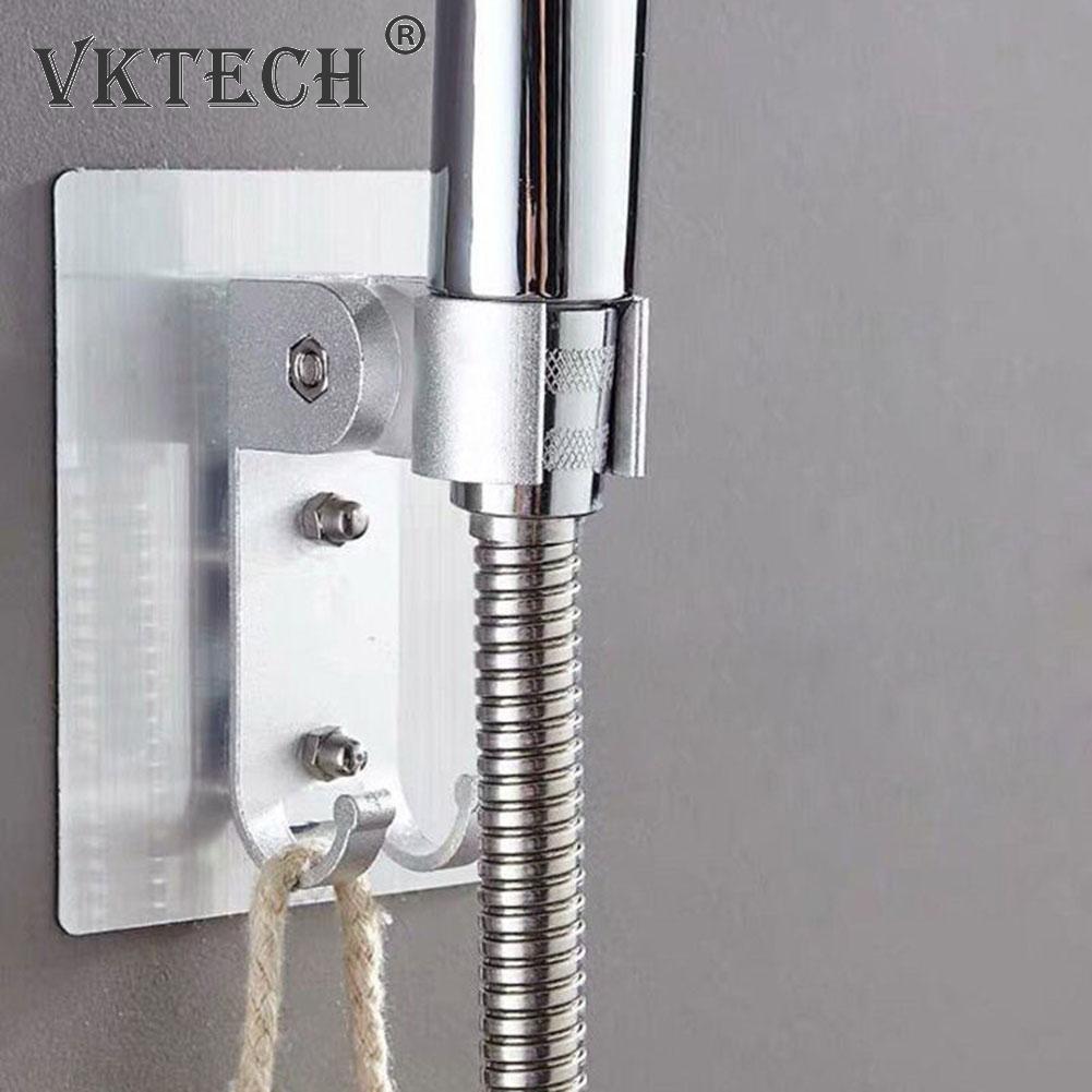 Verstelbare Handdouche Houder Aluminium Punch Gratis Wandmontage Douchekop Badkamer Seat Beugel