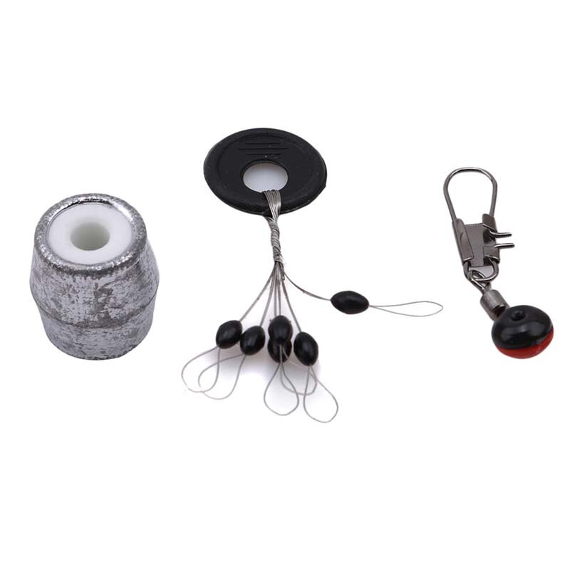 Carp Fishing Floats Bobber Sets Sea Float With Six Strong Explosion Hooks Plastic Sinker Fishing Tackle Kit Fishing Tools