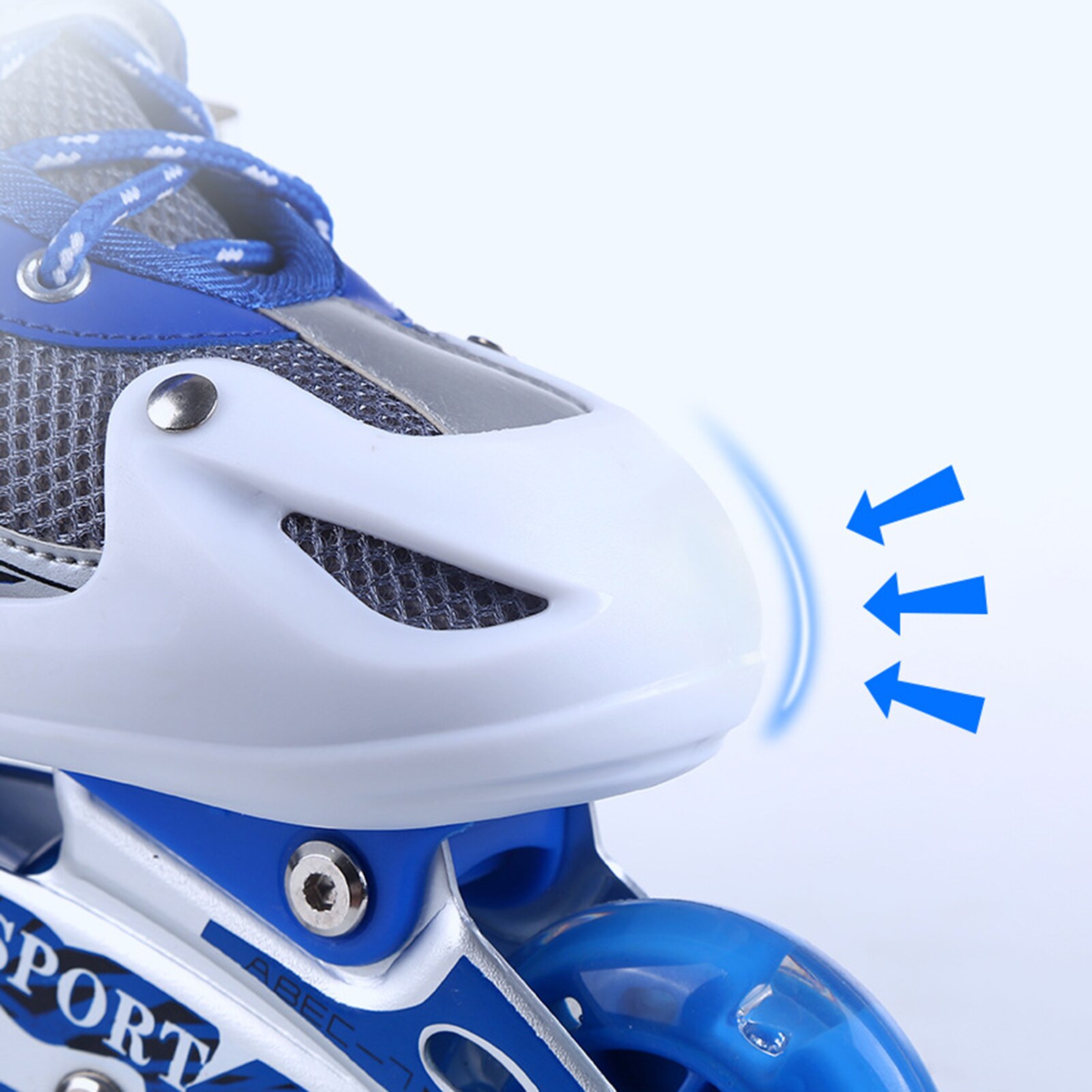 Inline Skates Kinderen Rolschaatsen Schoenen Sneakers Met Lichtgevende Hoge Elastische Pu Wiel Flash Wielen Prachtig Voor Kinderen