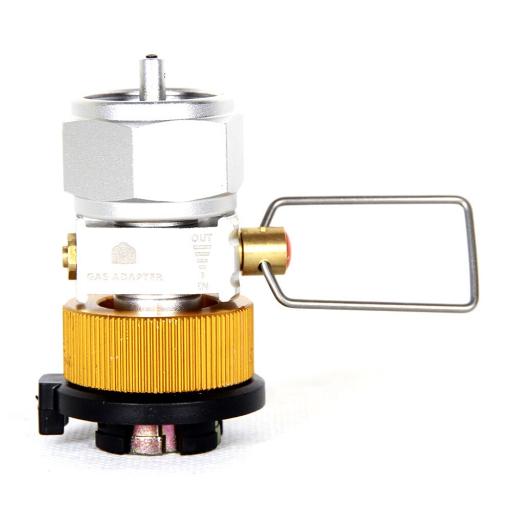 Camping Stove Refill Adapter Gas Saver Plus Gas Convertor Shifter Refill Flat Tank Conversion Adapter Camping Gas Adaptor Valve: Type 2