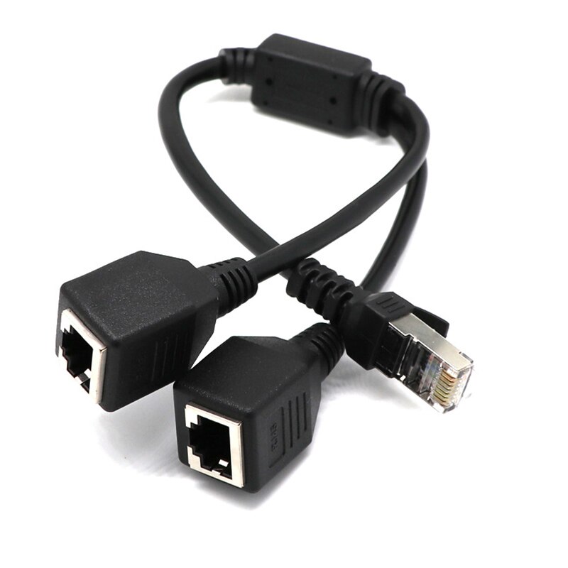 RJ45 Ethernet Y Splitter Adapter Kabel 1 zu 2 Hafen Schalter Adapter Kabel für KATZE 5/KATZE 6 LAN ethernet