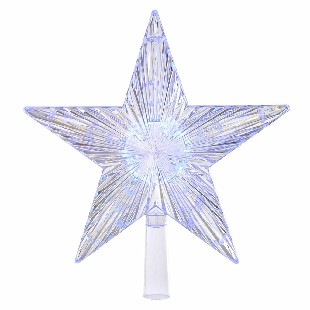Farbwechsel LED Licht hoch Stern Weihnachten Baum Deckel Weihnachten Dekoration Multi Farbe LED Licht: Ursprünglich Titel