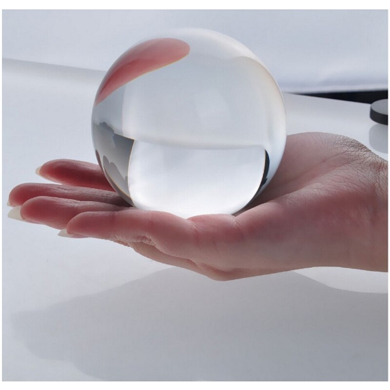 50-80cm bolas decorativas bola mágica de cristal de cuarzo FengShui artesanía de cristales de fotografía viajes tomar fotos decoración del hogar: 60cm