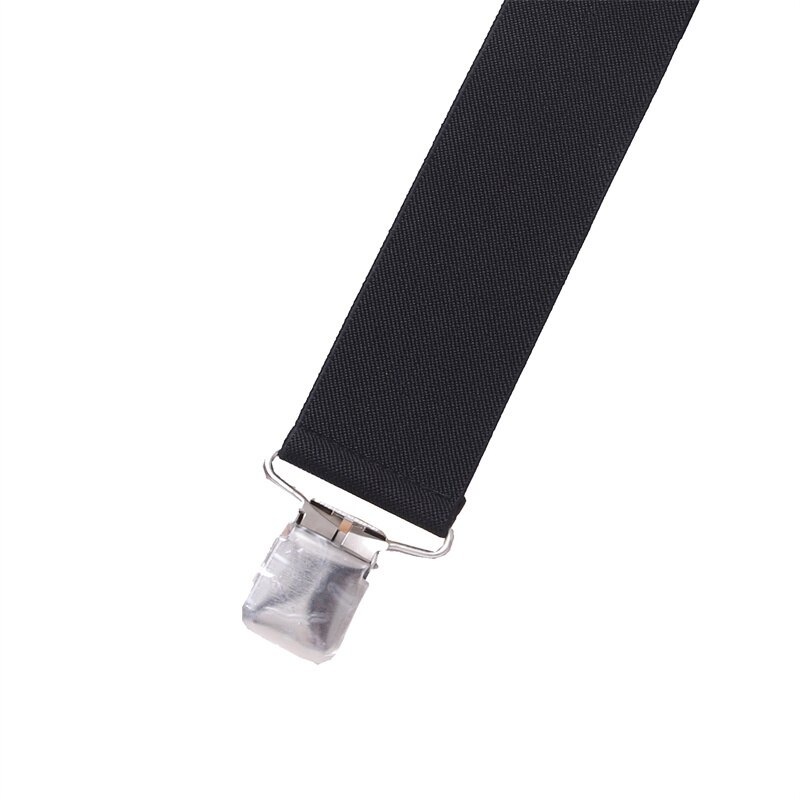 Bretelles longues de 120cm pour hommes, grandes tailles, dos X, pinces solides, largeur de 5cm