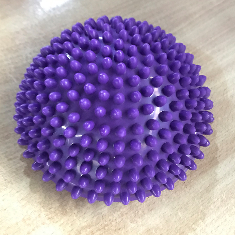 Palla da yoga da 16cm punto di massaggio gonfiabile in PVC mezza misura palla equilibrio allenatore stabilizzatore palestra Pilates palla di bilanciamento fitness