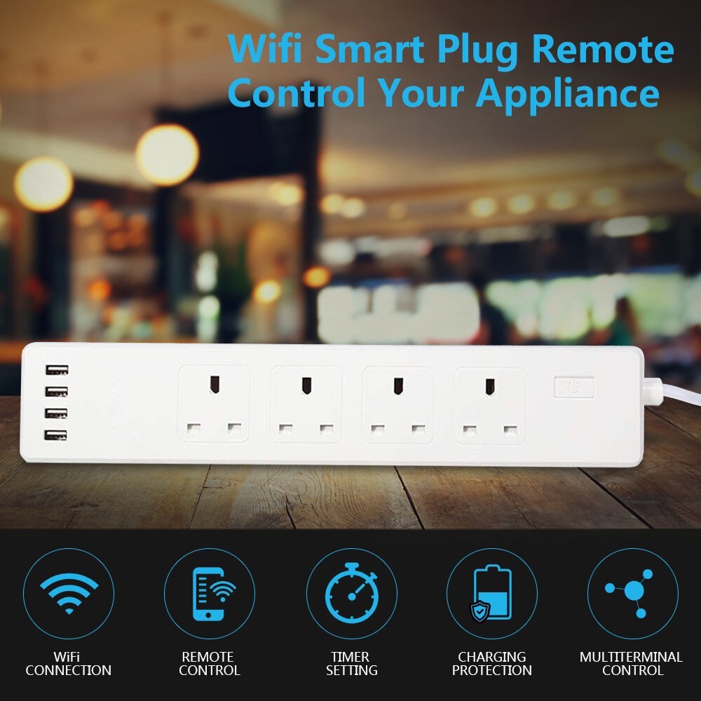 Smart Life multiprise WiFi intelligente, Standar... Grandado