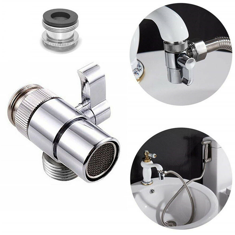 3 Way Tee Schakelaar Kraan Adapter Connector Driewegklep Voor Douchekop Diverter Thuis Badkamer Douche Kranen Water separator
