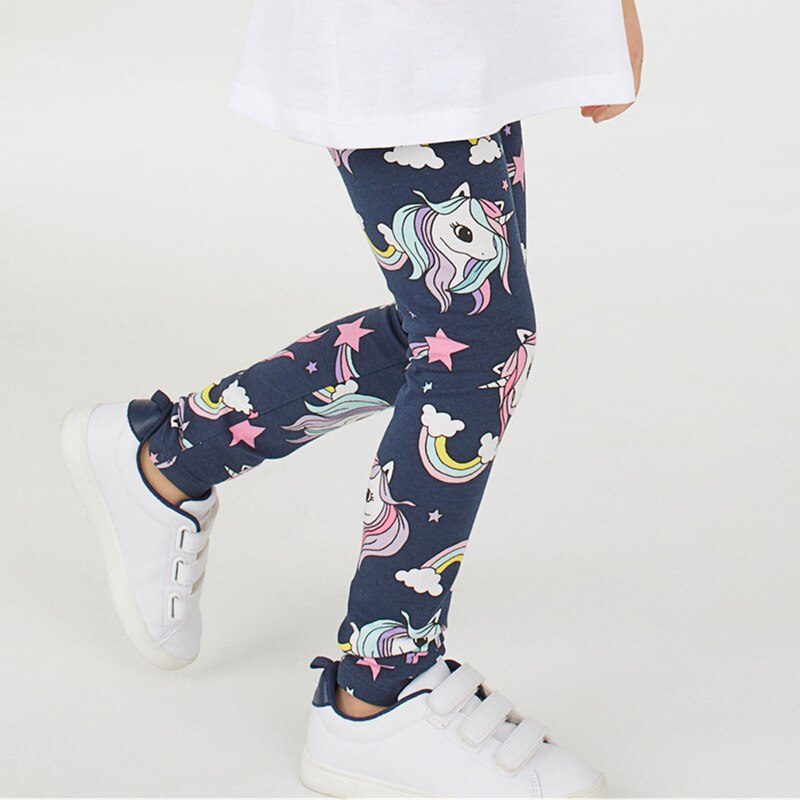 Leggings da bambina pantaloni elasticizzati a molla leggings per bambini