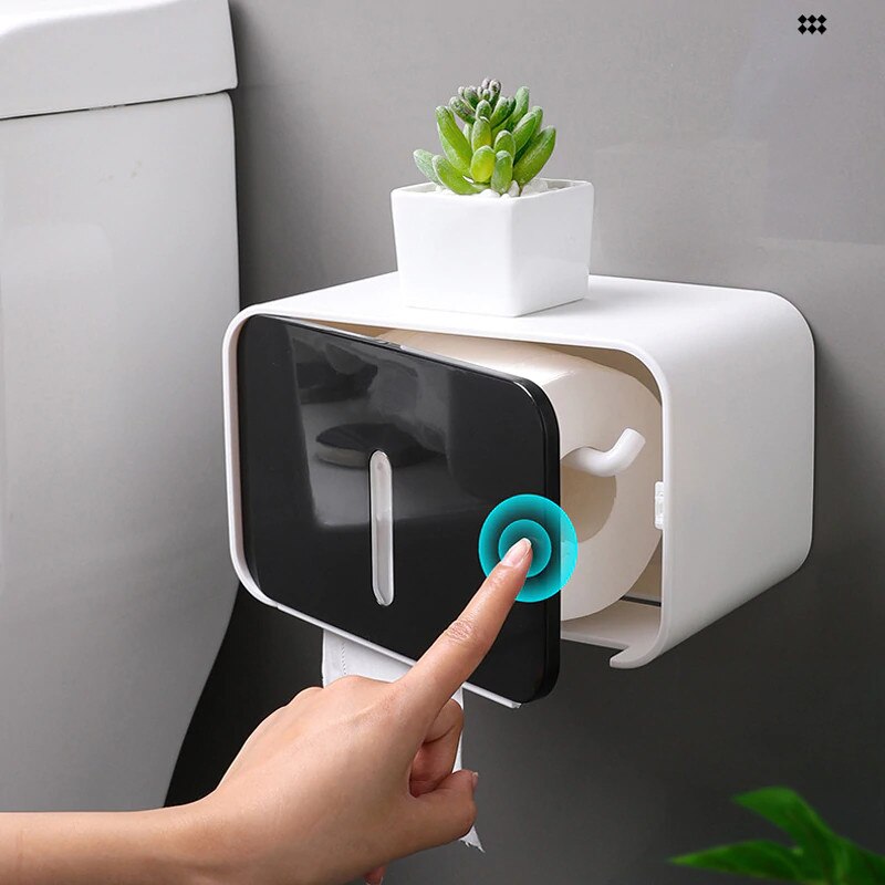 Waterdichte Toiletrolhouder Voor Toiletpapier Handdoekhouder Badkamer Opbergdoos Toiletrolhouder Badkamer Accessoires
