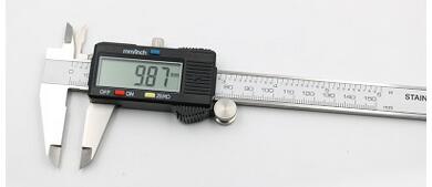 Digital vernier caliper measurement tool Stainless steel electronic digital caliper Micrometer LCD Work waterproof: Plastic and stainles