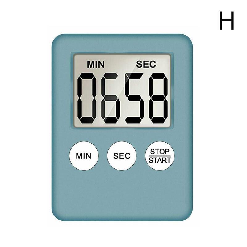 Large Digital LCD Kitchen Cooking Timer Count-Down Up Clock Alarm Magnetic Kitchen Timers Kitchen Tools: H