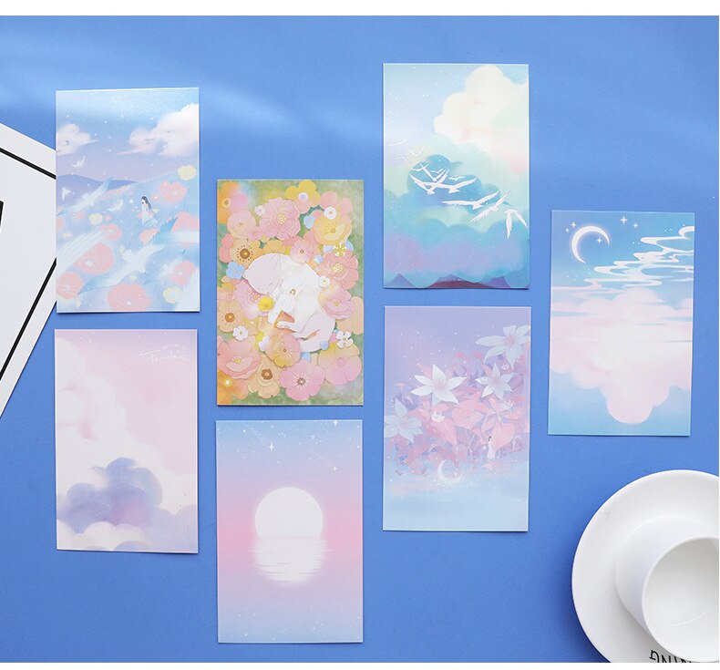 Starnearby 6PCS Carte De Vœux De Noël, Diamond Painting Carte De Noël