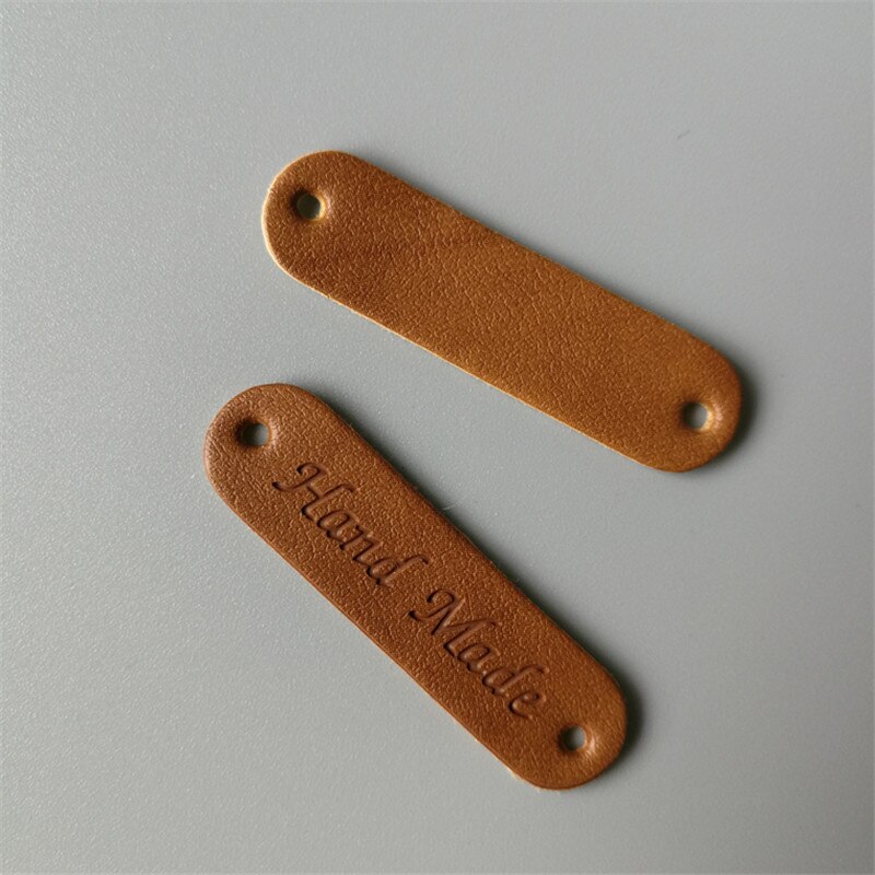 100 stuks/set 6 handgemaakte patchworklabels pu-labels diy naailabel stoffen kledinglabels voor naaiaccessoires
