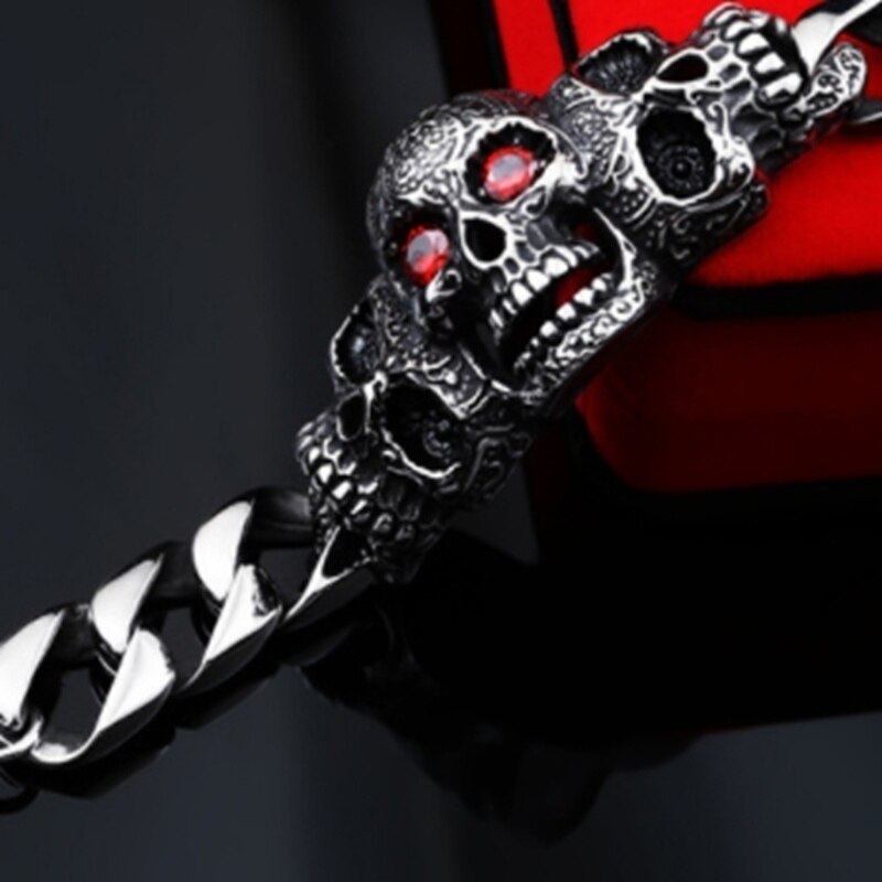 Jahrgang gotisch Persönlichkeit Punk-Trend Männer Punk Schädel Armbinde & Armreif Schmuck