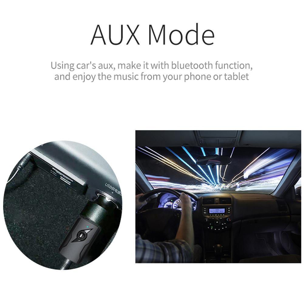 5.0 Bluetooth-compatible Transmitter Aux Receiver Usb Dual Output Computer Audio Adapter
