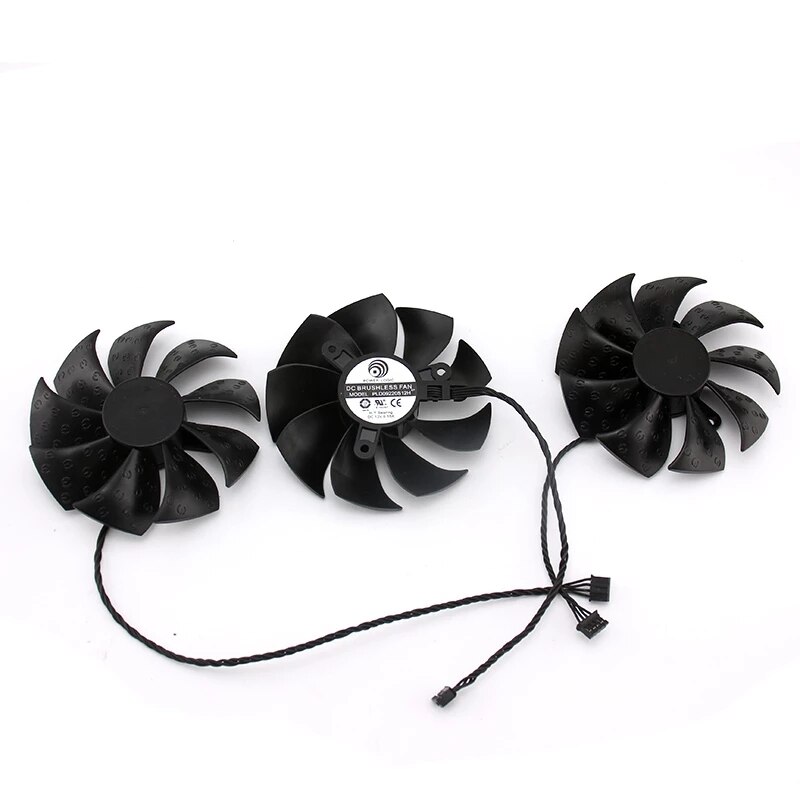 3PCS PLD09220S12H 12V 0.55A 4Pin graphics cooling fan for EVGA RTX 3070 3080 TI 3090 FTW3 Super Gaming GPU Cooler