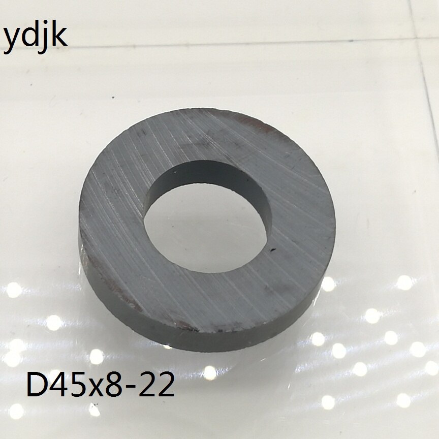 1 2 5 kpl / erä rengas ferriittimagneetti 45*8 mm reikää 22mm kesto  y30 magneettia 45mm x 8mm mustaa pyöreää kaiutinmagneettia 45 x 8 45 x 8-22