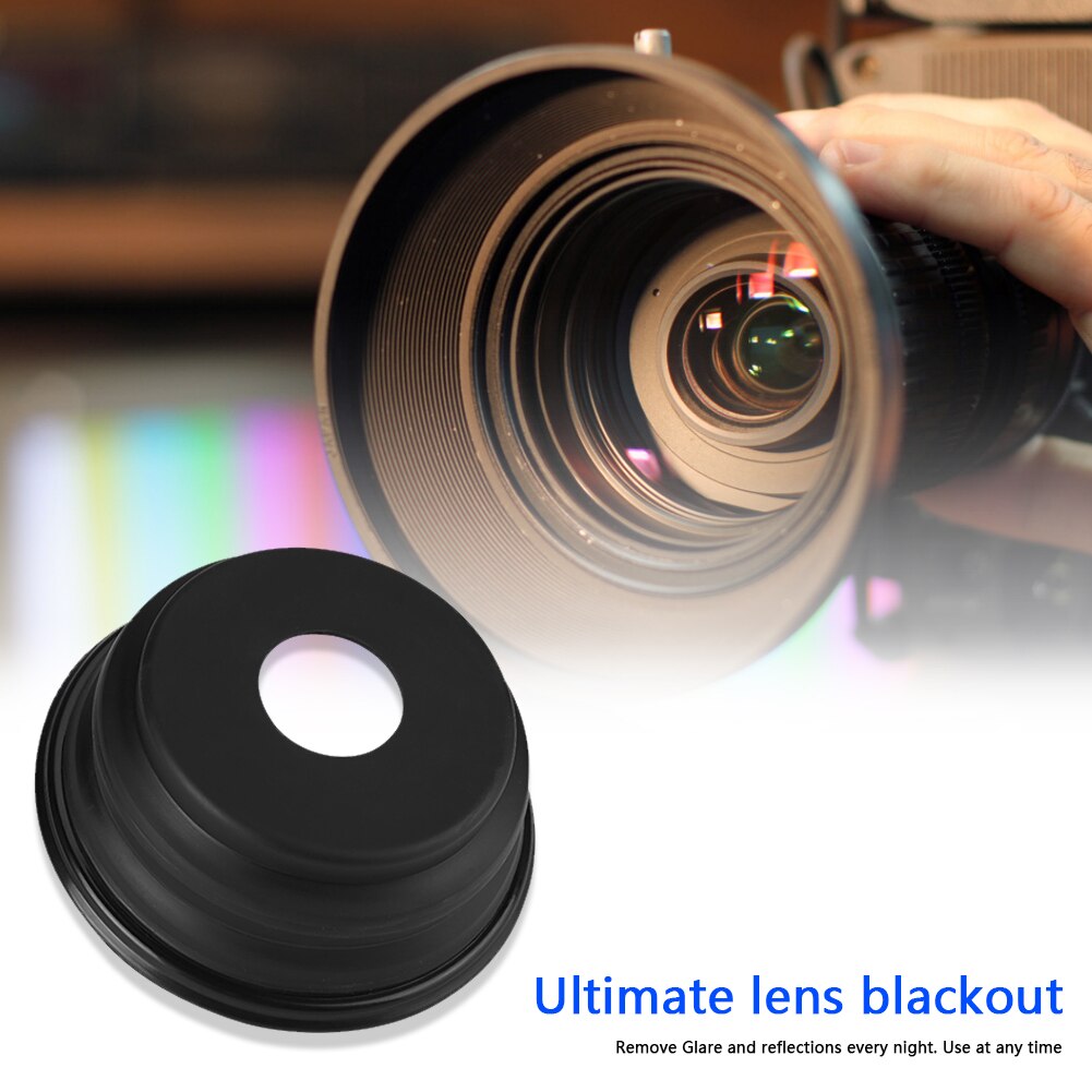 Ultimate Lens Hood Take Reflection-Free Photos Video 35mm 60mm Silicone Ultimate Lens Hood Universal for Nikon Canon Pentax