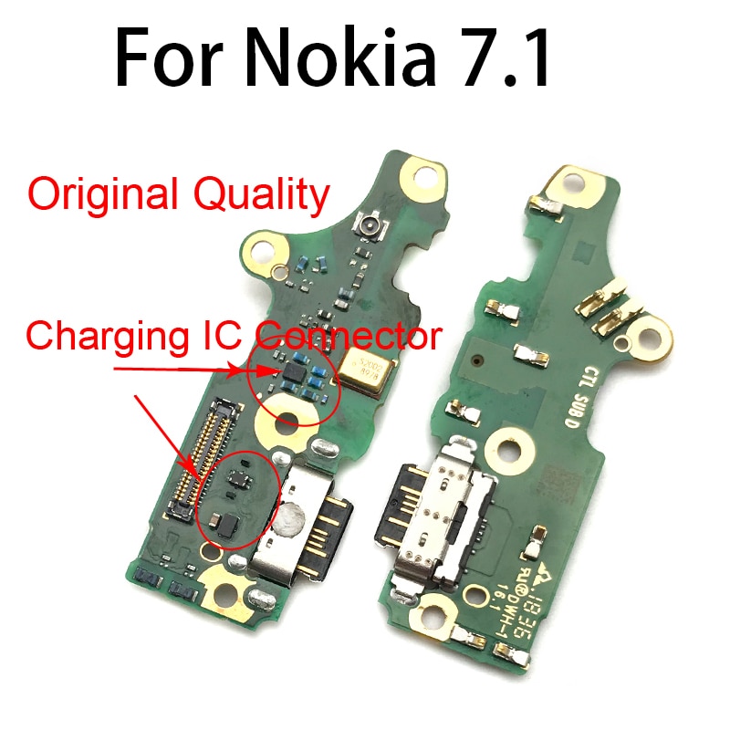 Type-C USB Charging Port For Nokia 6 7 plus 5.1 6.1 7.1 8.1 Plus X5 X6 X7 5.3 3.2 Dock Connector Flex Cable Board Ribbon