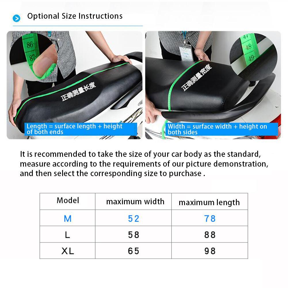 Universele Motorfiets Zitkussen Cover Waterdicht Motorfiets Seat Cover Slijtvaste Moto Stoelhoes Motorfiets Seat Protector