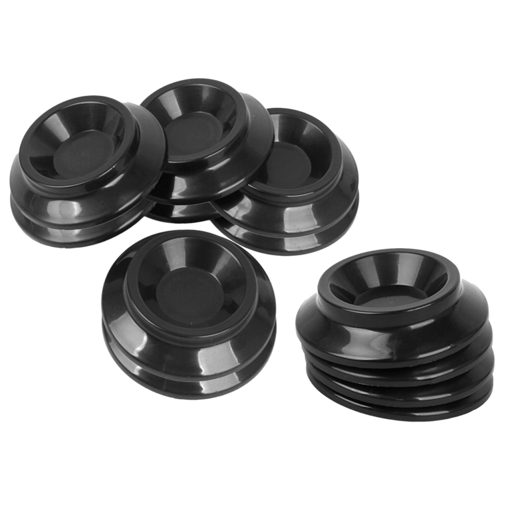 3x 4pc piano wieltjes bekers meubel bed voetkussens vloerbeschermer